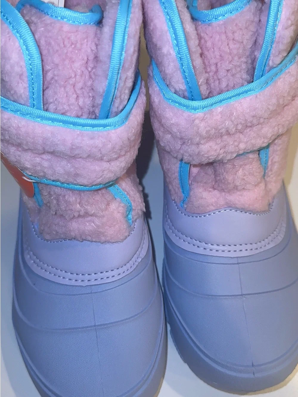 Ozark Trail Girls Pink Lavender Waterproof Winter Snow Boots Size 4